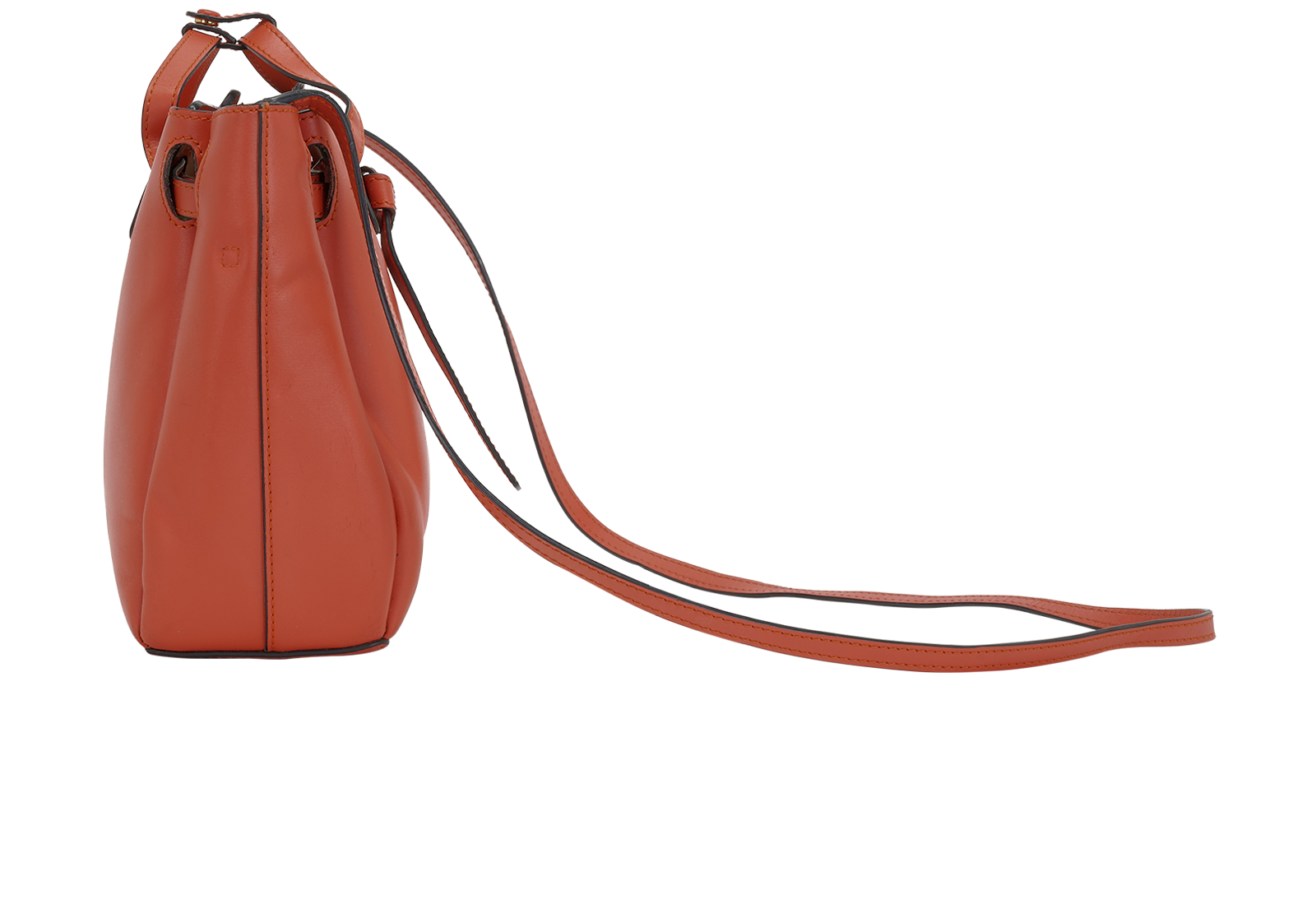 Mini Lazo, &pound;720, Handbags, Orange, Leather, Bottom view